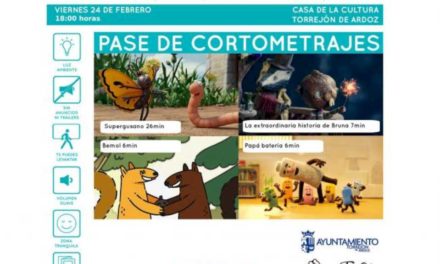 Torrejón: Mañana viernes, 24 de febrero, primera jornada de #venTEAlcine, un nuevo programa de cine adaptado a personas con trastorno del …