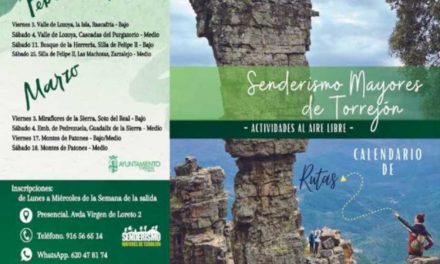 Torrejón: Abierta la inscripción para participar en el Programa de Senderismo de la Concejalía de Mayores cuyas próximas citas serán este …