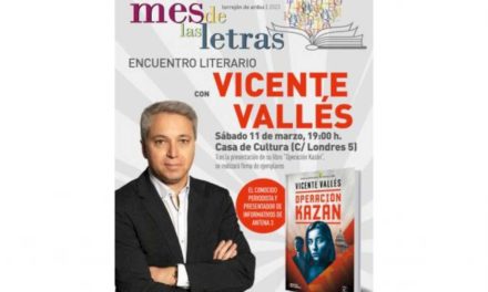 Torrejón: El conocido periodista y presentador, Vicente Vallés, presenta en Torrejón de Ardoz su primera novela “Operación Kazán”, mañana …